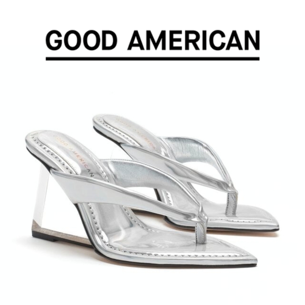 Good American - Cinder-F*cking-Rella Thong - Silver - Size 6 - Picture 4 of 7